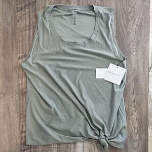 Beyond Yoga All For Ties Featherweight Tank Top Yoga Running Green Xl Women's